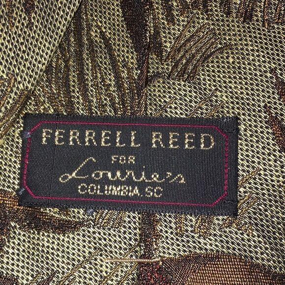 Silk/Cotton Mens Vintage Hunting Golden Retriever Dog Pheasant in Mouth Neck Tie - Picture 3 of 4